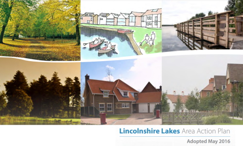 This image: The front page of the Lincolnshire Lakes Area Action Plan document, 
							adopted in May 2016.
							The map: The map shows the location of Lincolnshire Lakes North within the wider 
							Lincolnshire Lakes Area Action Plan area, to the east of the River Trent and to 
							the west of Scunthorpe.